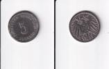Deutsches Reich, Kaiserreich, 5 Pfennig großer Adler, Kupfer/Nickel, -