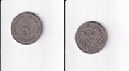 Deutsches Reich, Kaiserreich, 5 Pfennig großer Adler, Kupfer/Nickel, -