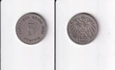 Deutsches Reich, Kaiserreich, 5 Pfennig großer Adler, Kupfer/Nickel, -