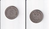 Deutsches Reich, Kaiserreich, 5 Pfennig großer Adler, Kupfer/Nickel, -