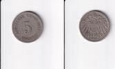 Deutsches Reich, Kaiserreich, 5 Pfennig großer Adler, Kupfer/Nickel, -