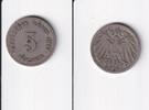 Deutsches Reich, Kaiserreich, 5 Pfennig großer Adler, Kupfer/Nickel, -