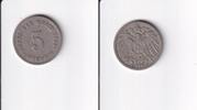 Deutsches Reich, Kaiserreich, 5 Pfennig großer Adler, Kupfer/Nickel, -