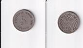 Deutsches Reich, Kaiserreich, 5 Pfennig großer Adler, Kupfer/Nickel, -