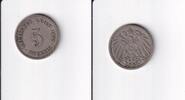 Deutsches Reich, Kaiserreich, 5 Pfennig großer Adler, Kupfer/Nickel, -