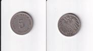 Deutsches Reich, Kaiserreich, 5 Pfennig großer Adler, Kupfer/Nickel, -