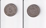 Deutsches Reich, Kaiserreich, 5 Pfennig großer Adler, Kupfer/Nickel, -