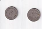 Deutsches Reich, Kaiserreich, 5 Pfennig großer Adler, Kupfer/Nickel, -