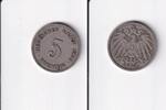 Deutsches Reich, Kaiserreich, 5 Pfennig großer Adler, Kupfer/Nickel, -