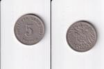 Deutsches Reich, Kaiserreich, 5 Pfennig großer Adler, Kupfer/Nickel, -