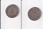 Deutsches Reich, Kaiserreich, 5 Pfennig großer Adler, Kupfer/Nickel, -