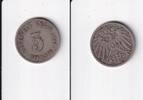 Deutsches Reich, Kaiserreich, 5 Pfennig großer Adler, Kupfer/Nickel, -
