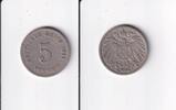 Deutsches Reich, Kaiserreich, 5 Pfennig großer Adler, Kupfer/Nickel, -