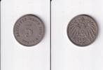 Deutsches Reich, Kaiserreich, 5 Pfennig großer Adler, Kupfer/Nickel, -