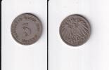 Deutsches Reich, Kaiserreich, 5 Pfennig großer Adler, Kupfer/Nickel, -