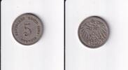 Deutsches Reich, Kaiserreich, 5 Pfennig großer Adler, Kupfer/Nickel, -