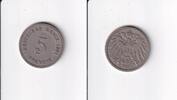 Deutsches Reich, Kaiserreich, 5 Pfennig großer Adler, Kupfer/Nickel, -