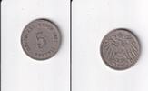 Deutsches Reich, Kaiserreich, 5 Pfennig großer Adler, Kupfer/Nickel, -