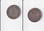 Deutsches Reich, Kaiserreich, 5 Pfennig großer Adler, Kupfer/Nickel, -