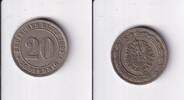 Deutsches Reich, Kaiserreich, 20 Pfennig kleiner Adler, Kupfer/Nickel, -