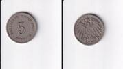 Deutsches Reich, Kaiserreich, 5 Pfennig großer Adler, -