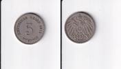 Deutsches Reich, Kaiserreich, 5 Pfennig großer Adler, -