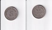 Deutsches Reich, Kaiserreich, 5 Pfennig großer Adler, -