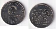Deutschland, DDR, 10 Mark 1988 40 Jahre DDR Sport, st, Kupfer/Nickel, 78.02 元  ＋  70.22 元 运费