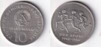 Deutschland, DDR, 10 Mark 1988 40 Jahre DDR Sport, vz+, Kupfer/Nickel, 46.81 元  ＋  70.22 元 运费