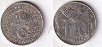 Deutschland, DDR, 10 Mark 1990 1.Mai vz-st, Kupfer/Nickel, 39.01 元  ＋  70.22 元 运费