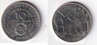 Deutschland, DDR, 10 Mark 1990 1.Mai vz-st, Kupfer/Nickel, 39.01 元  ＋  70.22 元 运费