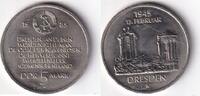 Deutschland, DDR, 5 Mark 1985 Dresdner Frauenkirche, vz, Kupfer/Nickel, 109.23 元  ＋  70.22 元 运费
