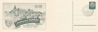 Deutsches Reich Ansichtskarte Gera, Briefmarkenausstellung, Ganzsache -
