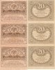 Russland P.38, Blockteil  20 Rubel o.D. gebraucht III