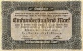 Sachsen 100ooo Mark 1.August Plauen -