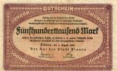 Sachsen 500ooo Mark 1.August Plauen -