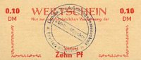 Deutschland 0,10 DM DDR LPG Geld -