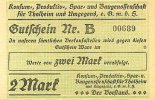 Sachsen 2 Mark Thalheim, Konsumgenossenschaft -