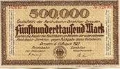 Deutschland 500ooo Mark 11.August Deutsche Reichsbahn,Dresden -
