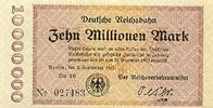 Deutschland 10 Mio.Mark 2.September Deutsche Reichsbahn Berlin -
