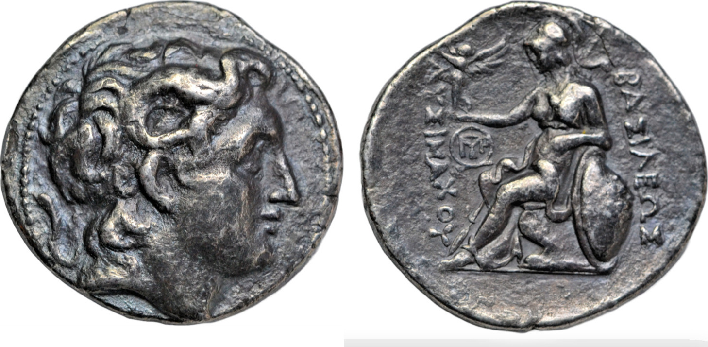 tetradrachm 297-281 BC v. Chr. Kingdom of Thrace, Lysimachos, silver c ...