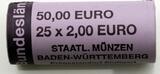 BRD 25 x 2 Euro 2010 F Originalrolle Rathaus und Roland in Bremen UNC