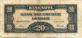 BRD 20 Deutsche Mark 1949 F-VF