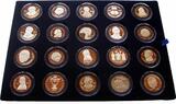 Deutsche Demokratische Republik (DDR) 5 Mark, 10 Mark, 20 Mark DDR-Komplettsammlung in Polierter Platte (PP) von Kant bis 1. Mai Proof