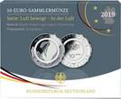 Deutschland 5 x 10 Euro 2020 Luft bewegt - An Land, kompletter Satz A,D,F,G,J , jeweils im Blister Proof