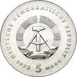 DDR 50 x 5 Mark 1973 Originalrolle Otto Lilienthal BU