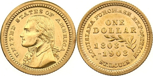 USA 1 Dollar 1903 Thomas Jefferson CH UNC | MA-Shops