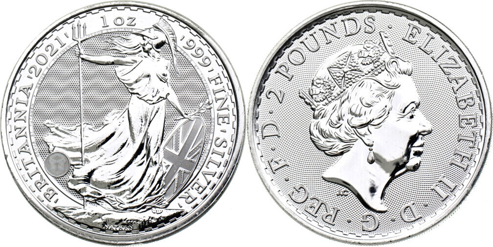 Großbritannien 2 Pounds 2021 Britannia BU | MA-Shops