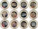 Somalia 12 x 25 Shillings Set zu Papst Johannes Paul II. -