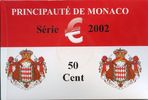 Monaco 50 Cent 50 Cent im Folder, Auflage nur 1000! -
